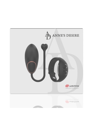 ANNE'S DESIRE HUEVO CONTROL REMOTO TECNOLOGÍA WATCHME NEGRO