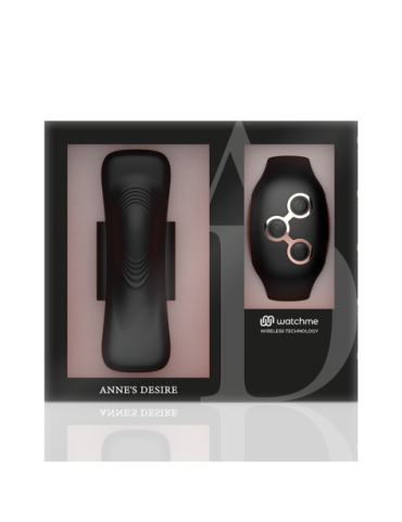 ANNE'S DESIRE PANTY PLEASURE TECNOLOGÍA WATCHME NEGRO/GOLD