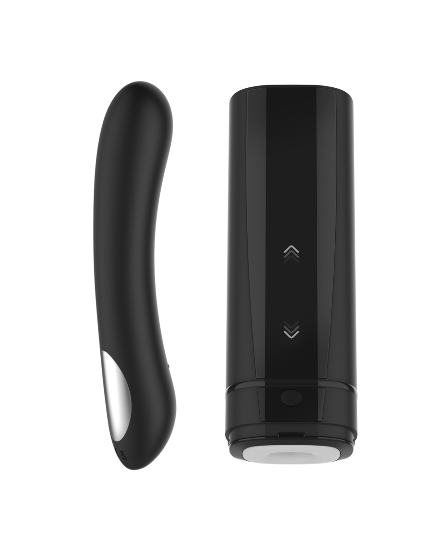 KIIROO - ONYX+ & PEARL2 SET DE VIBRADOR PAREJAS NEGRO