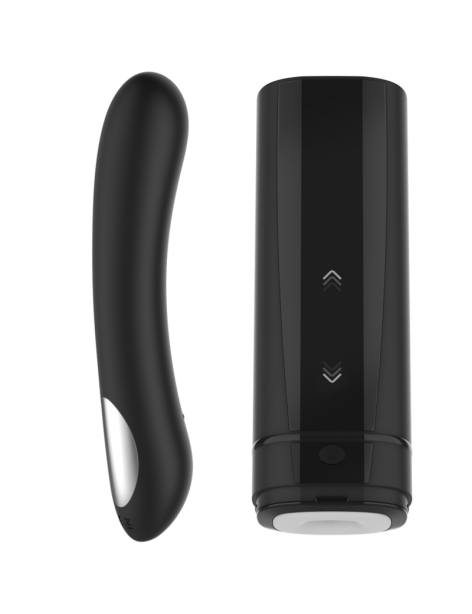 KIIROO - ONYX+ & PEARL2 SET DE VIBRADOR PAREJAS NEGRO