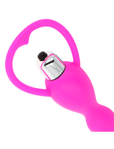 OHMAMA ESTIMULADOR ANAL CON VIBRACION - ROSA