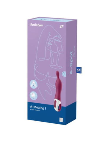 SATISFYER A-MAZING 1 VIBRADOR PUNTO A - BERRY