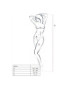 PASSION WOMAN BS014 BODYSTOCKING BLANCO TALLA UNICA