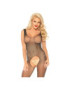 LEG AVENUE BODYSTOCKING CON ABERTURA Y BRILLANTES  T.U