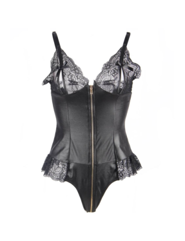 QUEEN LINGERIE TEDDY CON CREMALLERA S/M