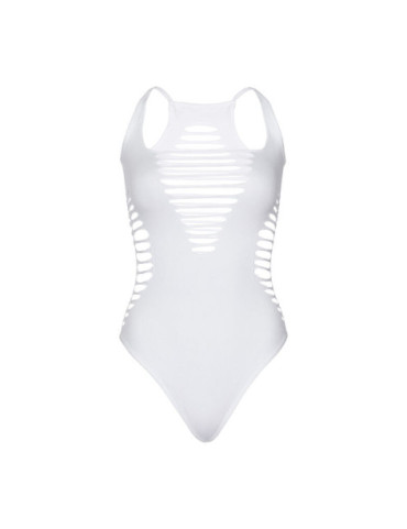 LEG AVENUE BODY TANGA RACERBACK TALLA UNICA - BLANCO