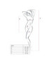 PASSION WOMAN BS025 BODYSTOCKING ESTILO VESTIDO BLANCO TALLA UNICA