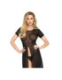 LEG AVENUE VESTIDO LARGO TRANSPARENTE CON ABERTURA FRONTAL TALLA M/L