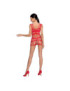 PASSION WOMAN BS089 BODYSTOCKING ROJO TALLA UNICA