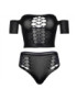 LEG AVENUE SET 2 PIEZAS TOP Y TANGA TALLA UNICA