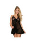 SUBBLIME BABYDOLL CON LACITO Y BRILLANTES S/M