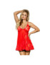 SUBBLIME BABYDOLL ROJO MOTIVOS FLORALES L/XL