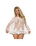 SUBBLIME BABYDOLL MANGA DE CAMPANA BLANCO S/M