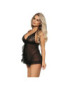 SUBBLIME BABYDOLL ABIERTO NEGRO S/M