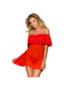 SUBBLIME VESTIDO CORTO + TANGA ROJO S/M