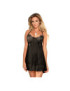 SUBBLIME BABYDOLL CON LACITOS NEGRO S/M