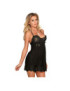 SUBBLIME BABYDOLL CON LACITOS NEGRO S/M