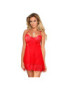 SUBBLIME BABYDOLL CON LACITOS ROJO S/M