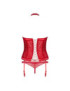 OBSESSIVE - FLAMERIA CORSET Y TANGA LIMITED COLOUR EDITION S/M