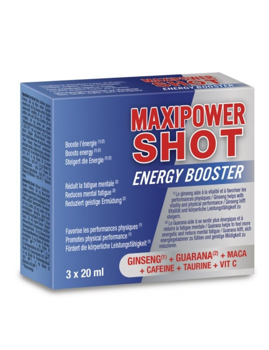 MAXIPOWER SHOT AUMENTO ENERGIA 3 X 20 ML