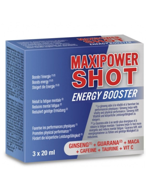 MAXIPOWER SHOT AUMENTO ENERGIA 3 X 20 ML