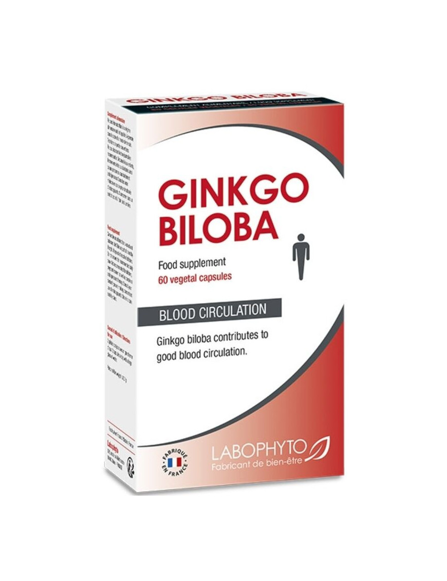 GINKGO BILOBA COMPLEMENTO POTENCIADOR ERECCIÓN 60 CAP