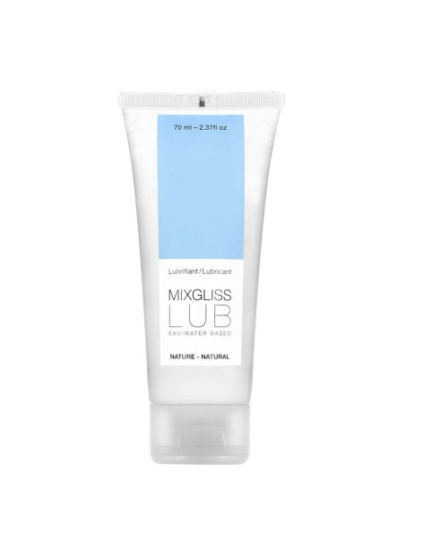 MIXGLISS LUBRICANTE BASE DE AGUA NATURAL  70ML