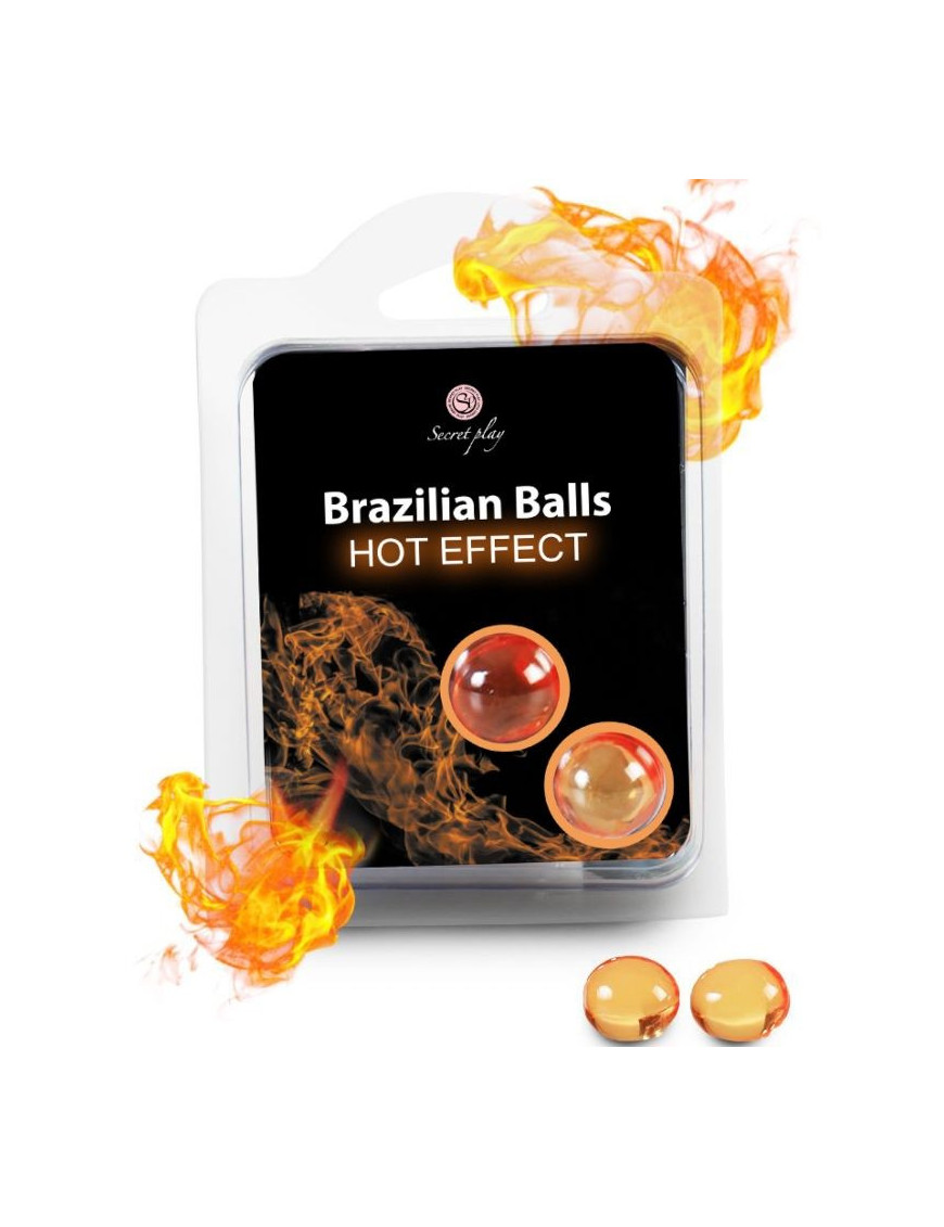 SECRETPLAY BRAZILIAN BALLS EFECTO CALOR 2 UNIDADES