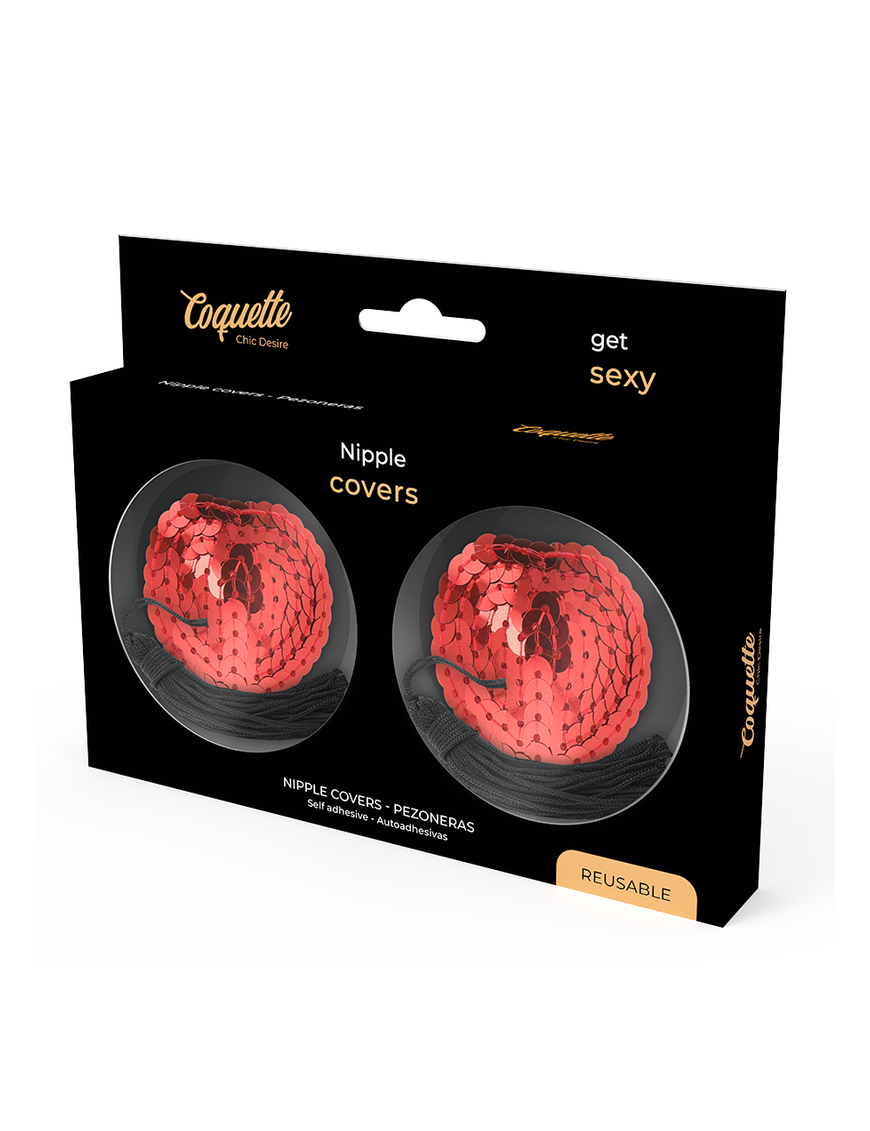 COQUETTE CHIC DESIRE CUBRE PEZONES ROJO