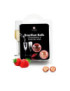 SECRETPLAY SET 2 BRAZILIAN BALLS FRESAS CON CAVA