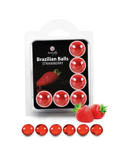 SECRETPLAY SET 6 BRAZILIAN BALLS FRESA