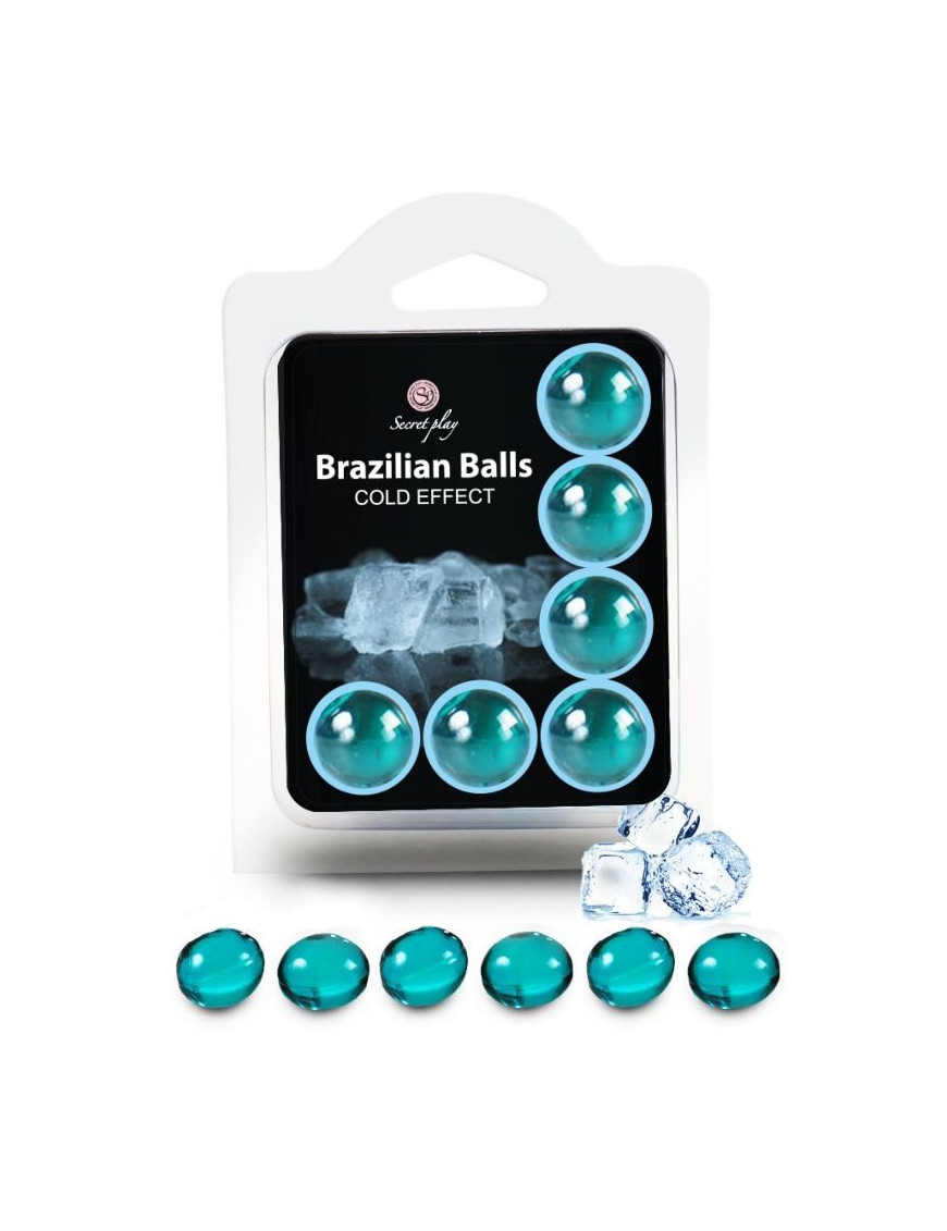 SECRETPLAY SET 6 BRAZILIAN BALLS EFECTO FRIO