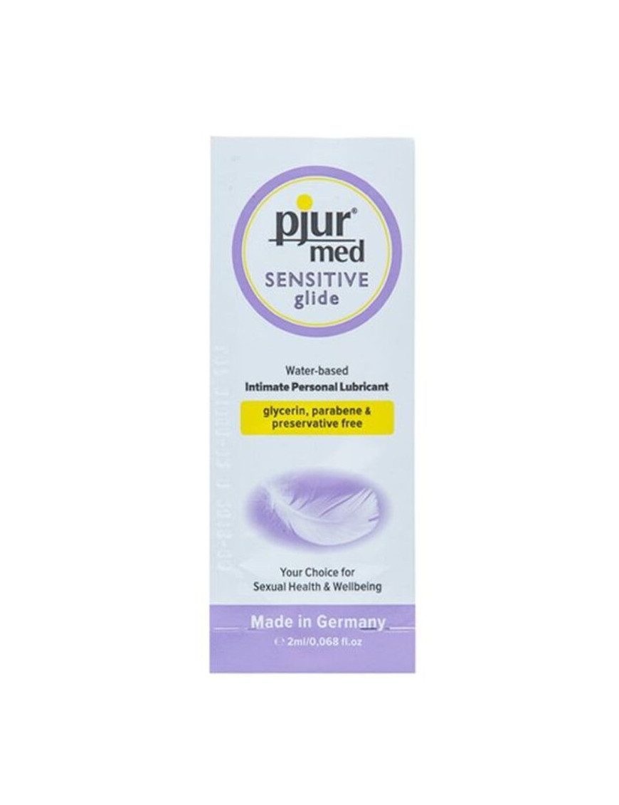 PJUR MED SENSITIVE GLIDE LUBRICANTE BASE AGUA 2 ML