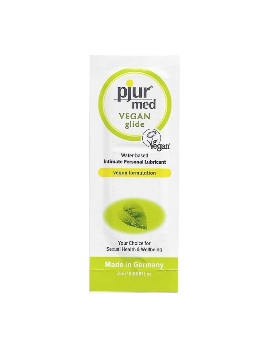 PJUR MED VEGAN GLIDE LUBRICANTE BASE AGUA 2 ML