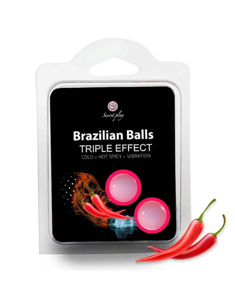 SECRET PLAY SET 2 BRAZILIAN BALLS TRIPLE EFECTO