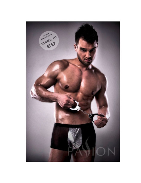 PASSION 002 MEN METAL BLACK LINGERIE S/M