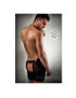 BOXER / TANGA 012 EROTIC NEGRO EN RED BY PASSION S/M