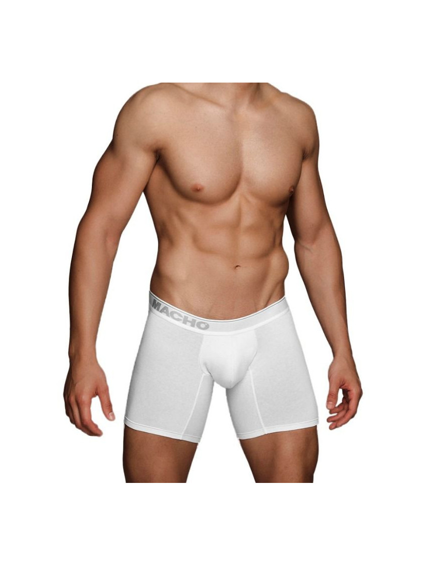 MACHO MC087 BOXER LARGO BLANCO TALLA S