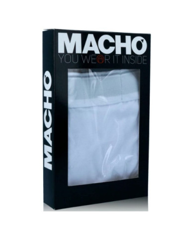 MACHO MC087 BOXER LARGO BLANCO TALLA S