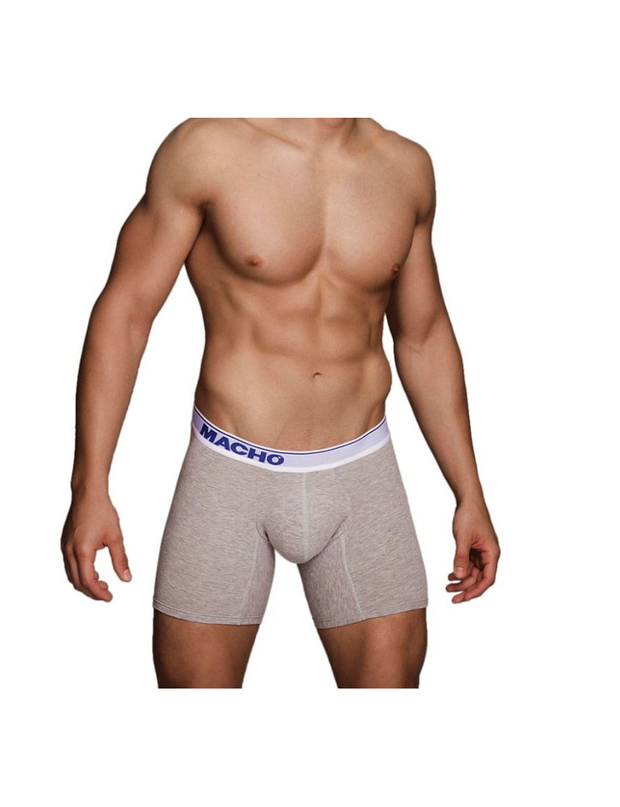 MACHO MC087 BOXER LARGO GRIS TALLA S