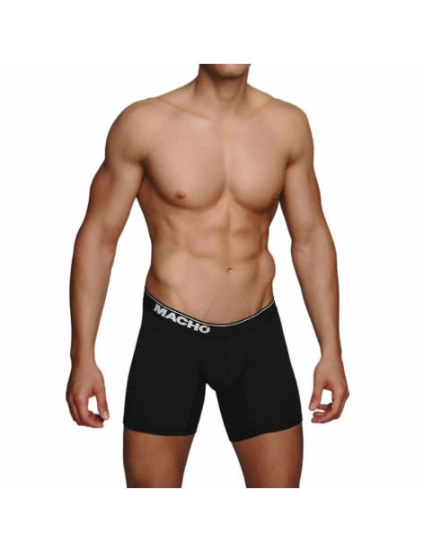 MACHO MC087 BOXER LARGO NEGRO TALLA S