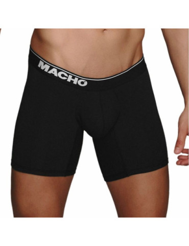 MACHO MC087 BOXER LARGO NEGRO TALLA S