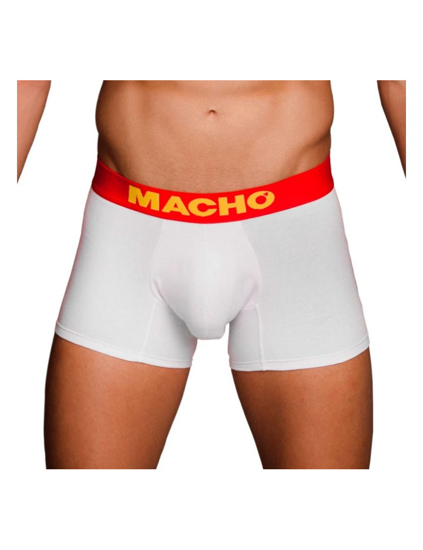 MACHO MS075 BOXER DEPORTIVO BLANCO TALLA S