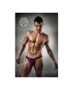 SLIP 006 MEN PURPLE CLEAR LINGERIE S/M