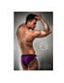 SLIP 006 MEN PURPLE CLEAR LINGERIE S/M