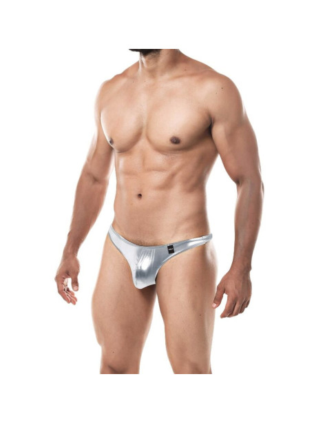 CUT4MEN - TANGA C4M03 PROVOCATIVE PLATEADO S