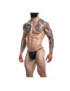 CUT4MEN - TANGA PROVOCATIVE NEGRO S