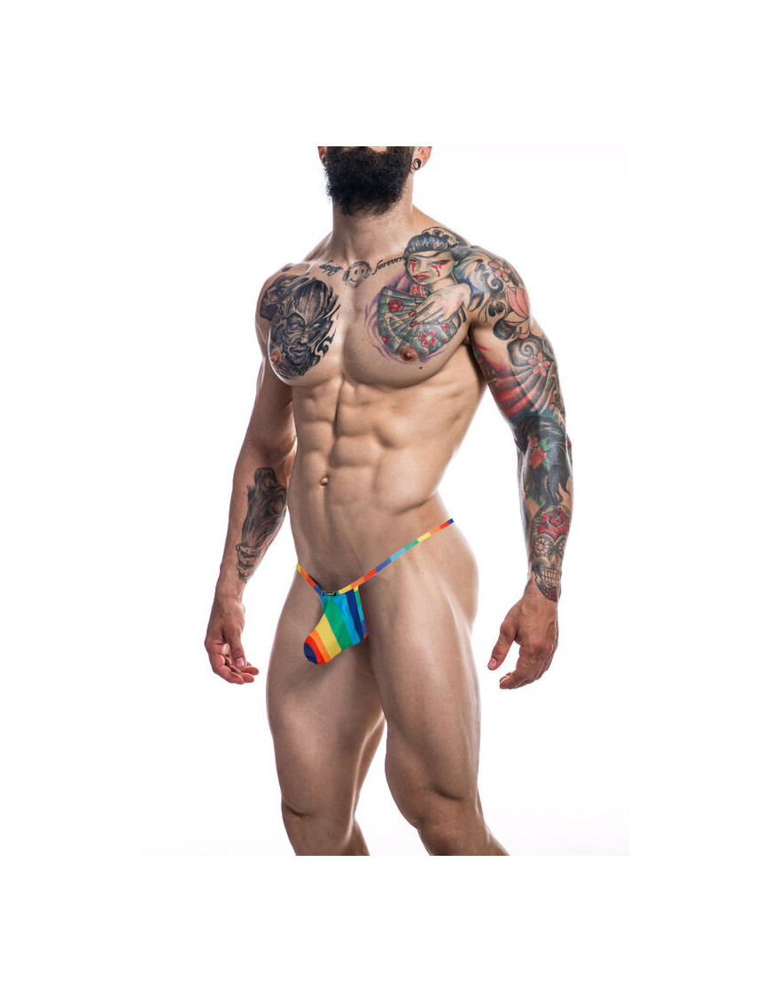 CUT4MEN - LOOPSTRING POUCH RAINBOW L/XL