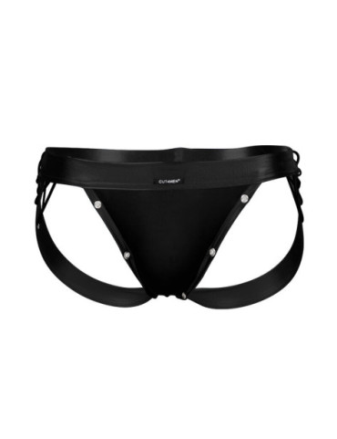 CUT4MEN - JOCKSTRAP DESIRE CUERO NEGRO L