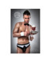 DISFRAZ CAMARERO 020 SEXY BLANCO/NEGRO BY PASSION MEN S/M